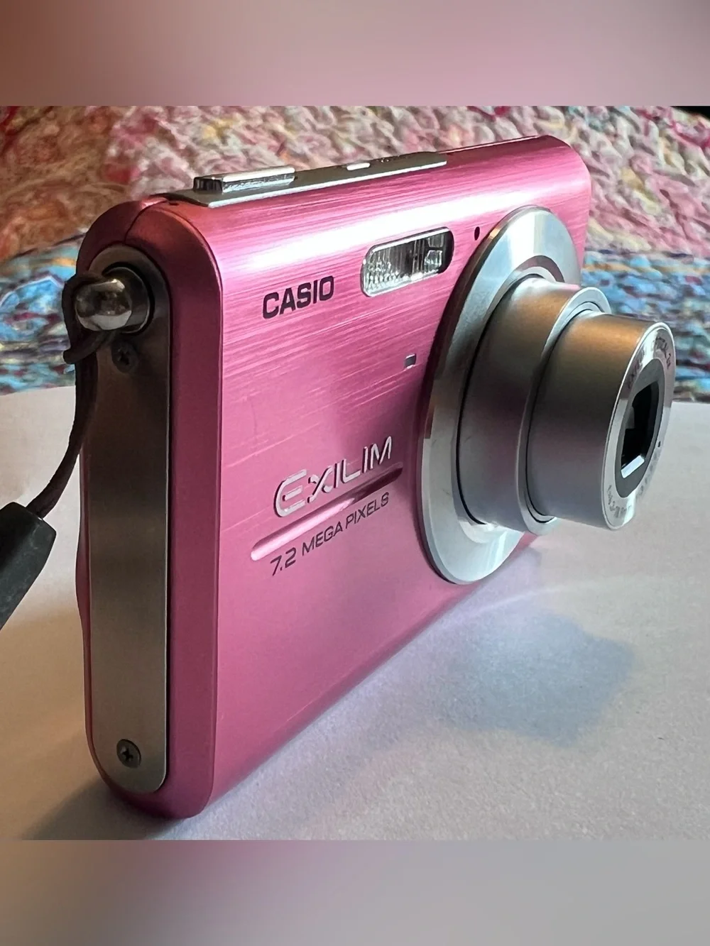 Casio Exilim EX-Z75 Pink Compact Digital Camera w/Accessories Retro Vintage Y2K